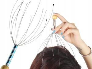 Massaggiatore testa anti-stress con grattugia