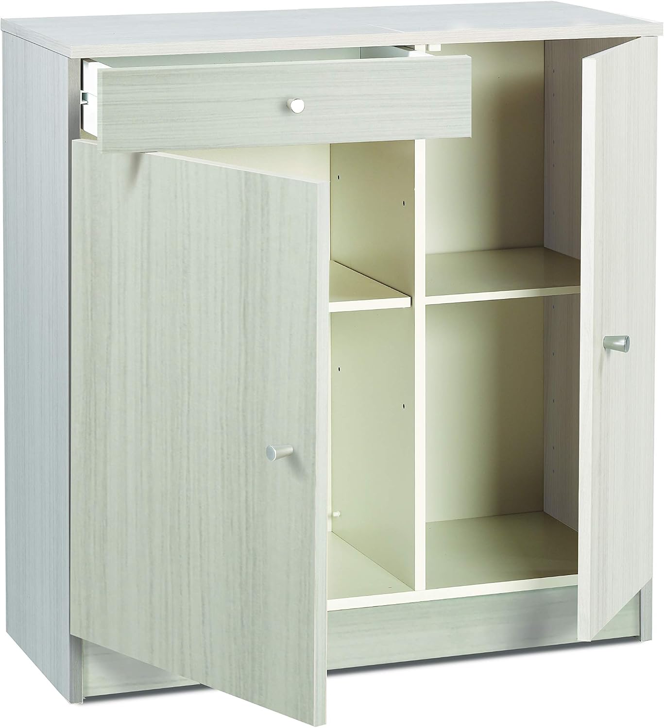 Credenza 2 ante + cassetto H80cm Eucalipto | Sarmog
