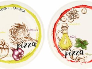 Set 2 piatti pizza Acqua e Farina Thun, porcellana ø 33 cm