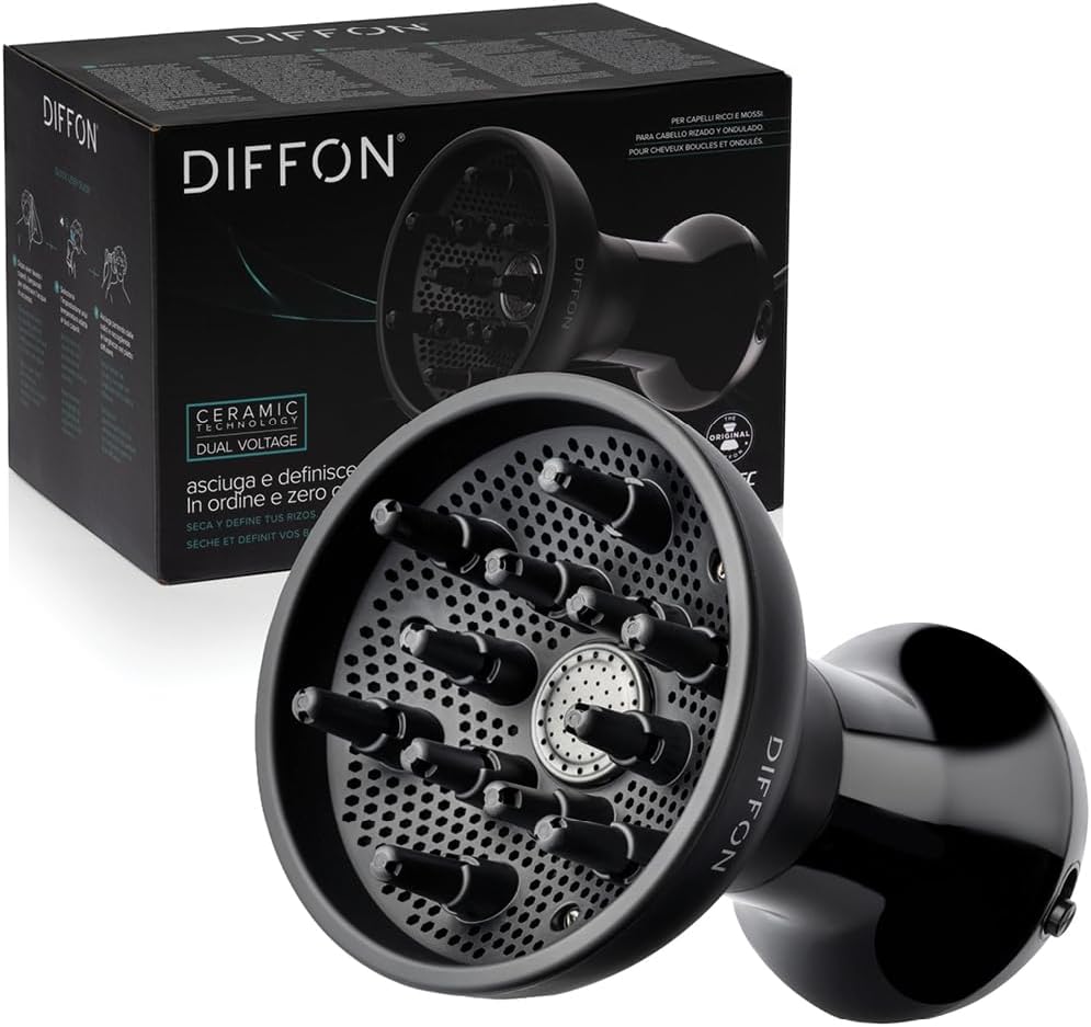 Imetec Diffon: Diffusore Asciugacapelli per Ricci Uomo