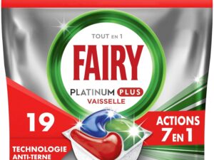 Fairy Platinum Plus - Pastiglie lavastoviglie 19 capsule