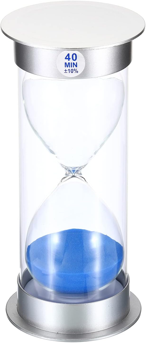 Timer Sabbia 40 Minuti PATIKIL Blu - Orologio a Sabbia Decorativo