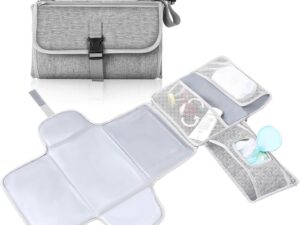 Romon Fasciatoio Portatile, Grigio - Pieghevole e Pratico