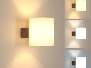 Comely Applique Vintage in Legno Noce E27 - Design Scandinavo