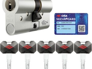 CISA Cilindro RS5 50/30 - Massima Sicurezza con 5 File di Perni
