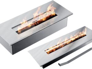 3 spugne bioetanolo in fibra ceramica per camino 30x10 cm