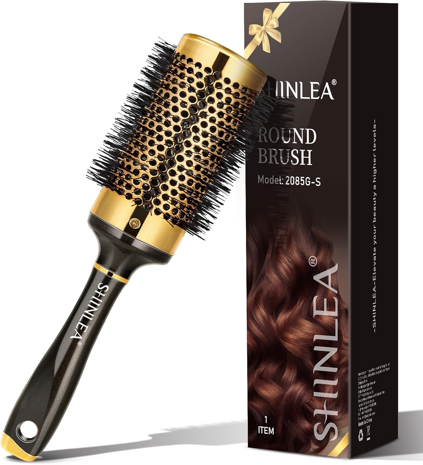 Spazzola Rotonda Shinlea 53 mm per Capelli Ricci e Volume